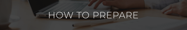 How to prepare How to prepare.